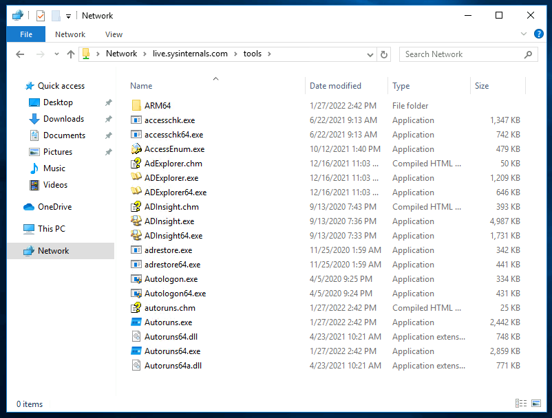 Windows Sysinternals